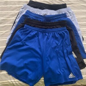 Lot of 5 Mens Athletic/Running Shorts